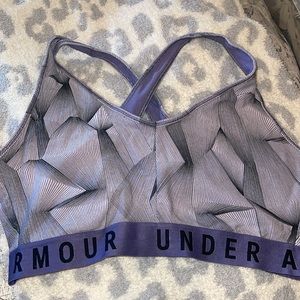 Under armour purple sports bra